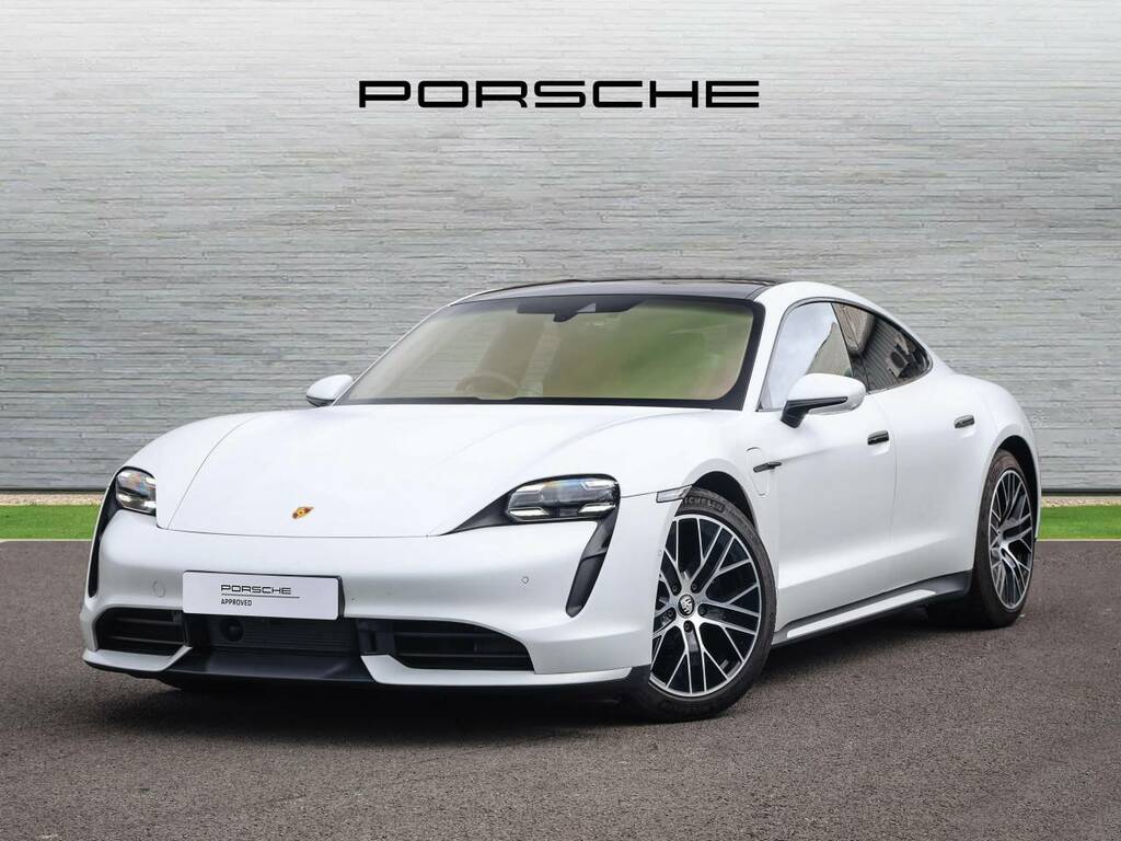 Porsche Taycan Turbo My23 White #2