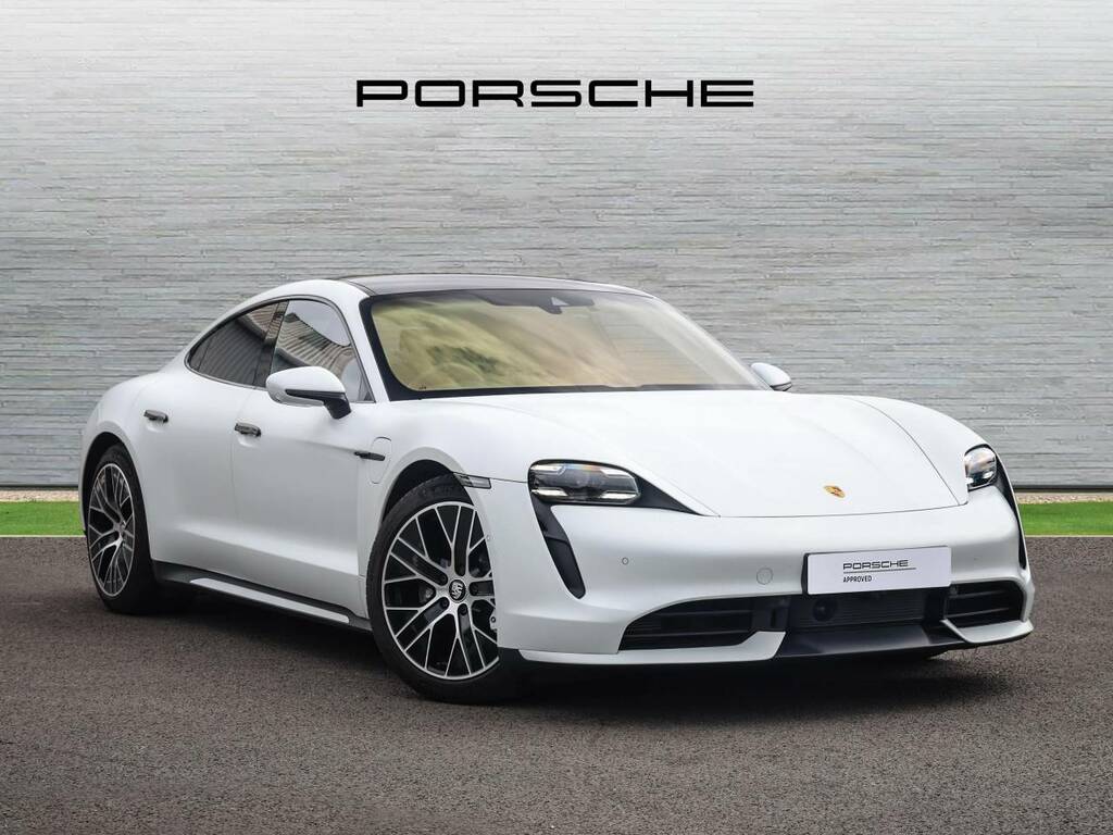 Porsche Taycan Turbo My23 White