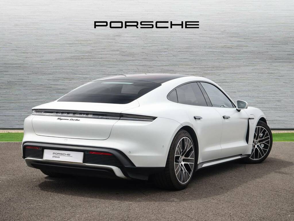 Porsche Taycan Turbo My23 White #3