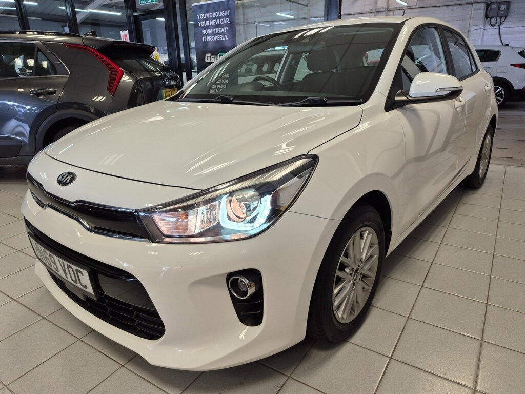 Kia RIO 1.2 1 Isg 83 Bhp. 2020 Model Year-ac-bluetooth White #5