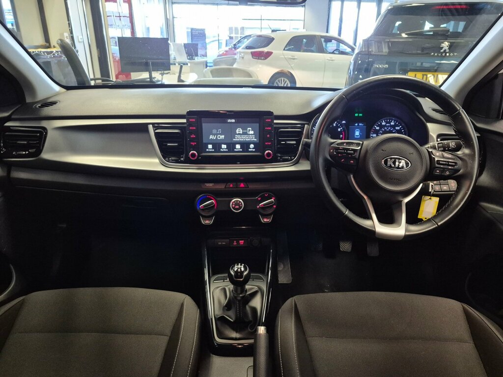 Kia RIO 1.2 1 Isg 83 Bhp. 2020 Model Year-ac-bluetooth White #3