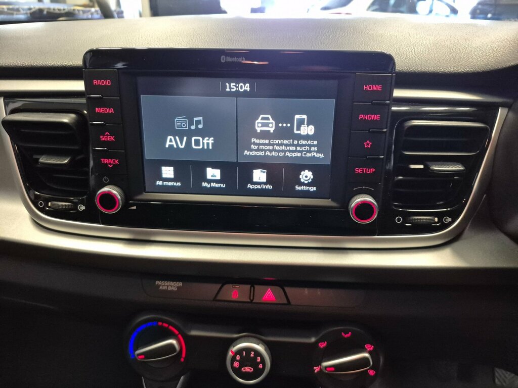 Kia RIO 1.2 1 Isg 83 Bhp. 2020 Model Year-ac-bluetooth White #17