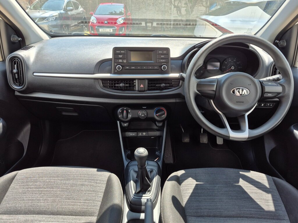 Kia Picanto 1.0 1 Hatchback Euro 6 66 Bhp White #3