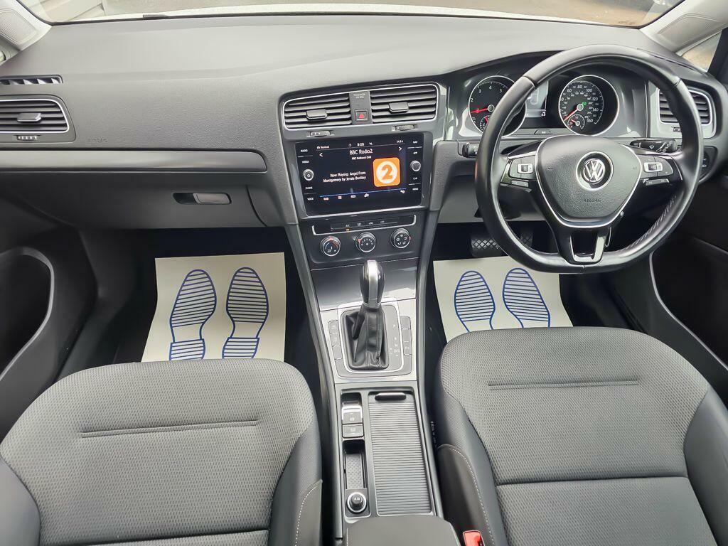 Volkswagen Golf 1.5 Tsi Evo Bluemotion Tech Se Nav Dsg Euro 6 Ss DN18FKV White #2