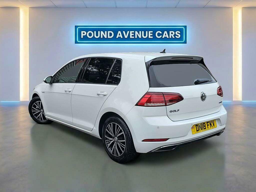 Volkswagen Golf 1.5 Tsi Evo Bluemotion Tech Se Nav Dsg Euro 6 Ss DN18FKV White #4
