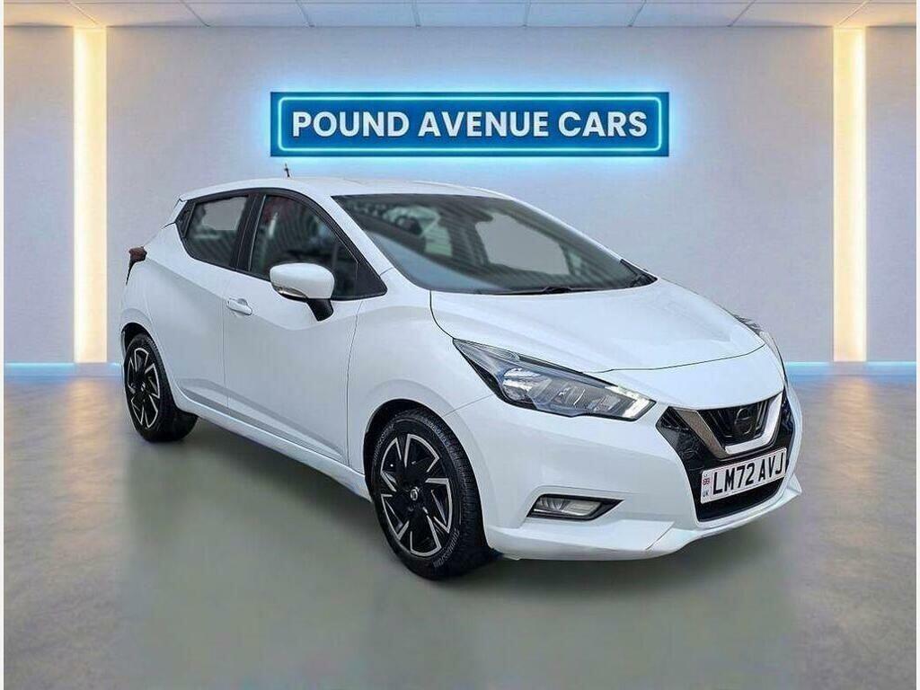 Nissan Micra Acenta White #4