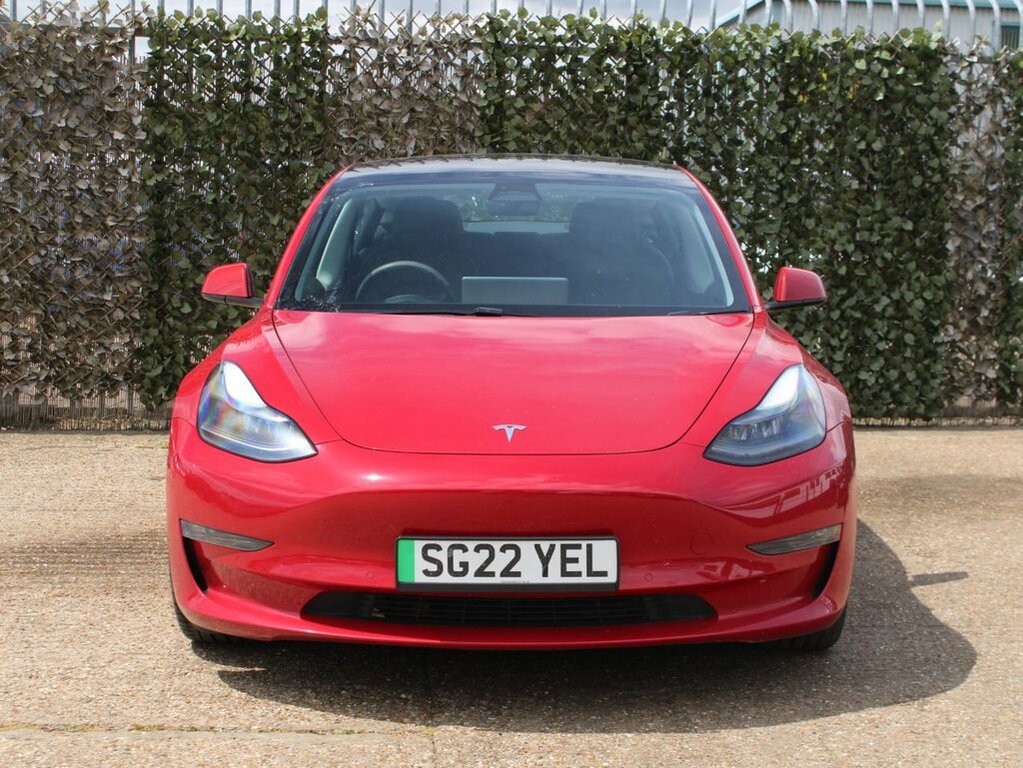 Tesla Model 3 Saloon SG22YEL Red #6