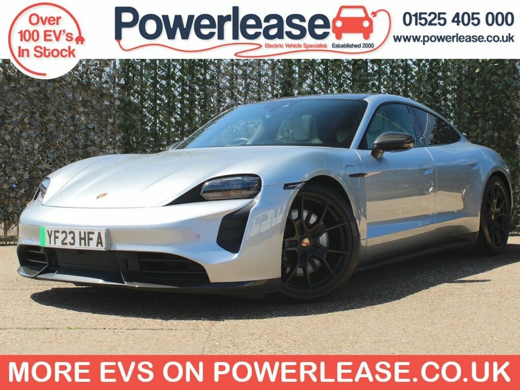 Porsche Taycan Saloon YF23HFA Silver