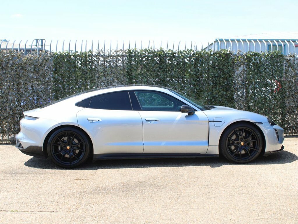 Porsche Taycan Saloon YF23HFA Silver #5