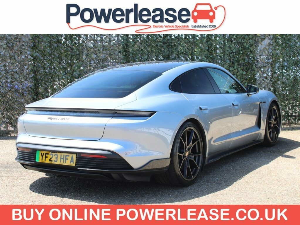 Porsche Taycan Saloon YF23HFA Silver #4