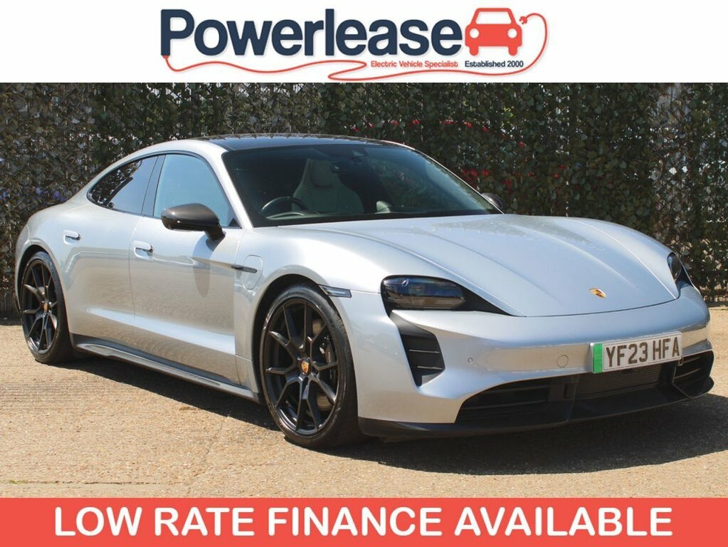 Porsche Taycan Saloon YF23HFA Silver #2