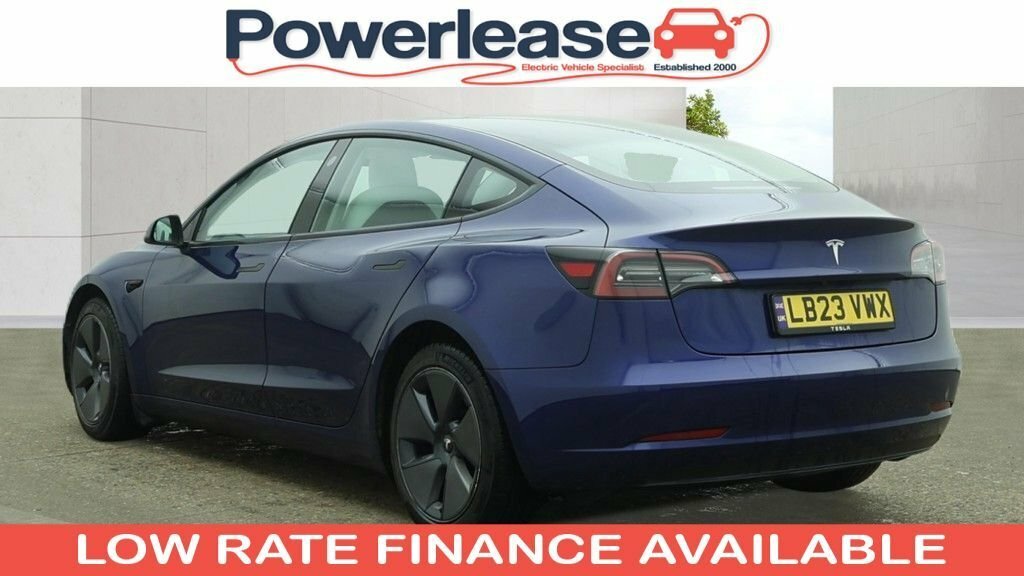 Tesla Model 3 Saloon Blue #2