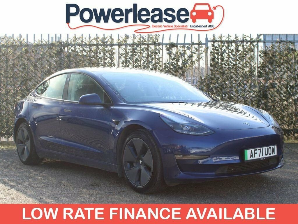 Tesla Model 3 Saloon Blue #2