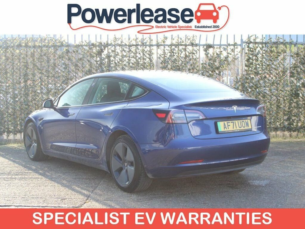 Tesla Model 3 Saloon Blue #4