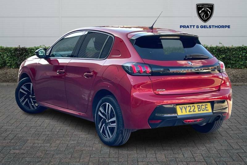 Peugeot 208 1.2 Puretech 100 Allure Premium - 2022 22 YY22BGE Red #3