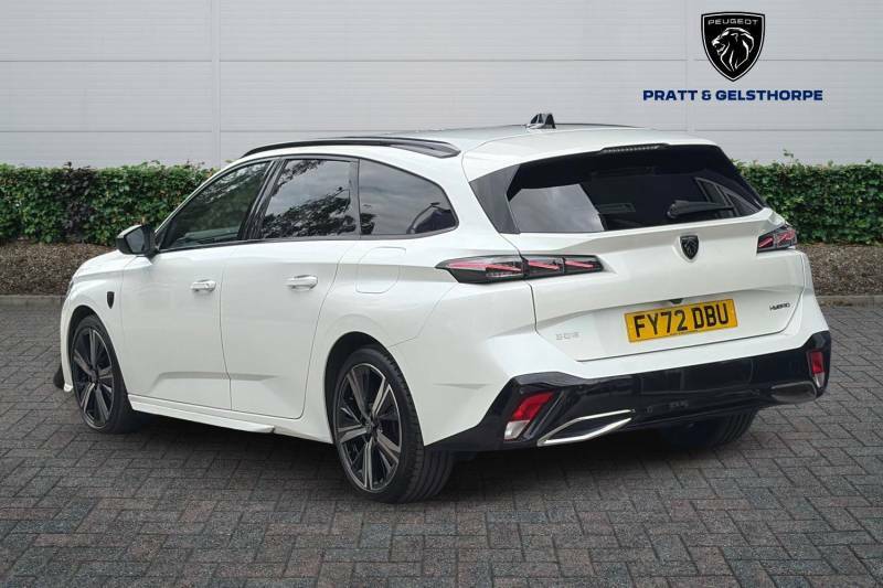 Peugeot 308 SW 1.6 Plug-in Hybrid Gt Premium E-eat8 - 2022 7 FY72DBU White #3