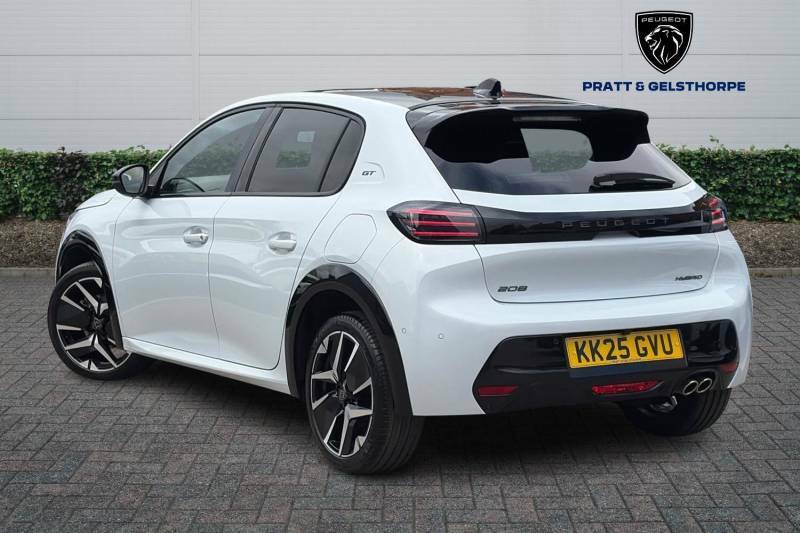 Peugeot 208 1.2 Hybrid 145 Gt Premium E-dsc6 - 2025 25 KK25GVU White #3