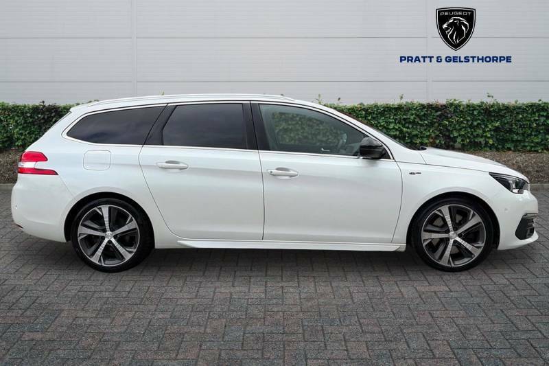 Peugeot 308 SW 2.0 Bluehdi 180 Gt Eat8 White #4