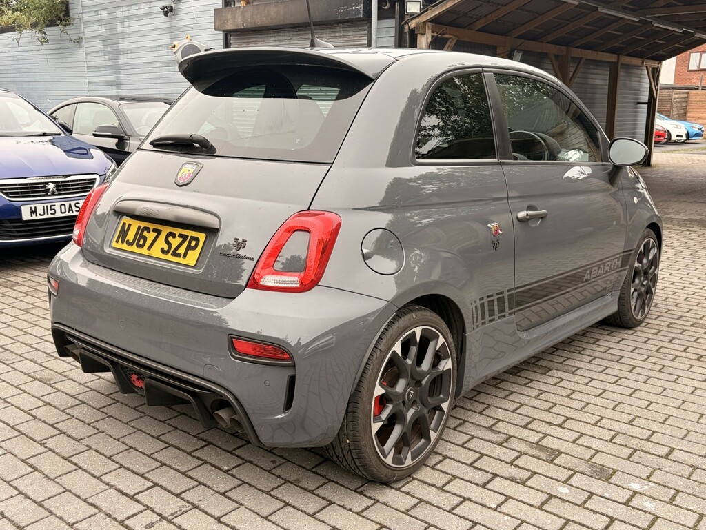Abarth 595 Hatchback 1.4 Abarth My16 Competizione 1.4 Tjet 18 NJ67SZP Grey #5
