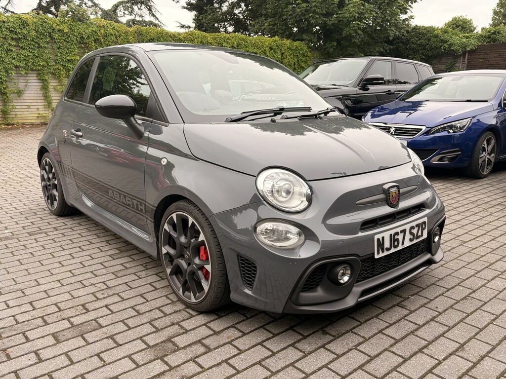 Abarth 595 Hatchback 1.4 Abarth My16 Competizione 1.4 Tjet 18 NJ67SZP Grey #3