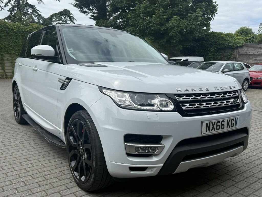 Land Rover Range Rover Sport 3.0 Sd V6 Hse White #3