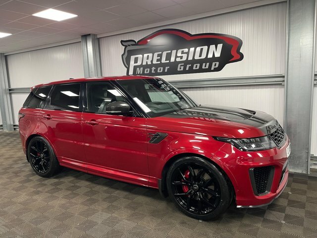 Land Rover Range Rover Sport P575 V8 Svr CA19HVL Red #3