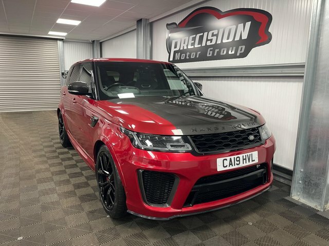 Land Rover Range Rover Sport P575 V8 Svr CA19HVL Red #2