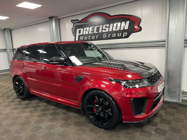 Land Rover Range Rover Sport P575 V8 Svr CA19HVL Red #4