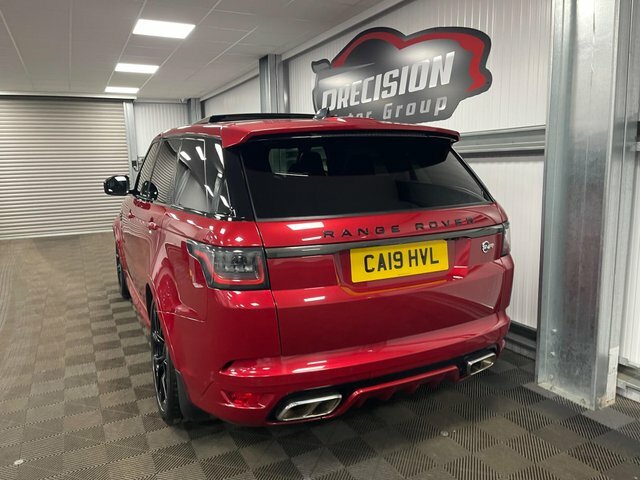 Land Rover Range Rover Sport P575 V8 Svr CA19HVL Red #6