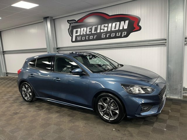 Ford Focus Ecoboost St-line Euro 6 DK68LVA Blue #4