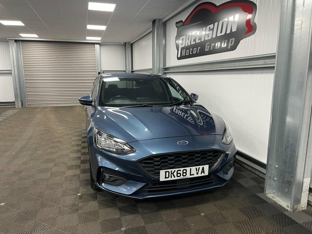 Ford Focus Ecoboost St-line Euro 6 DK68LVA Blue #3