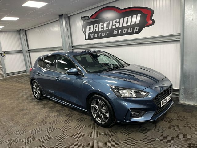 Ford Focus Ecoboost St-line Euro 6 DK68LVA Blue #2