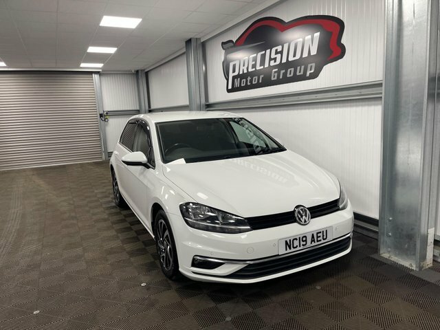 Volkswagen Golf Tdi Match Dsg Euro NC19AEU White #2