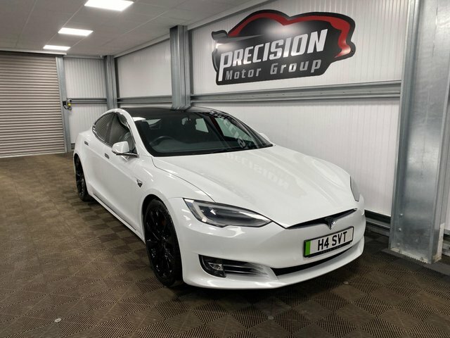 Tesla Model S Motor Performance Ludicrous White