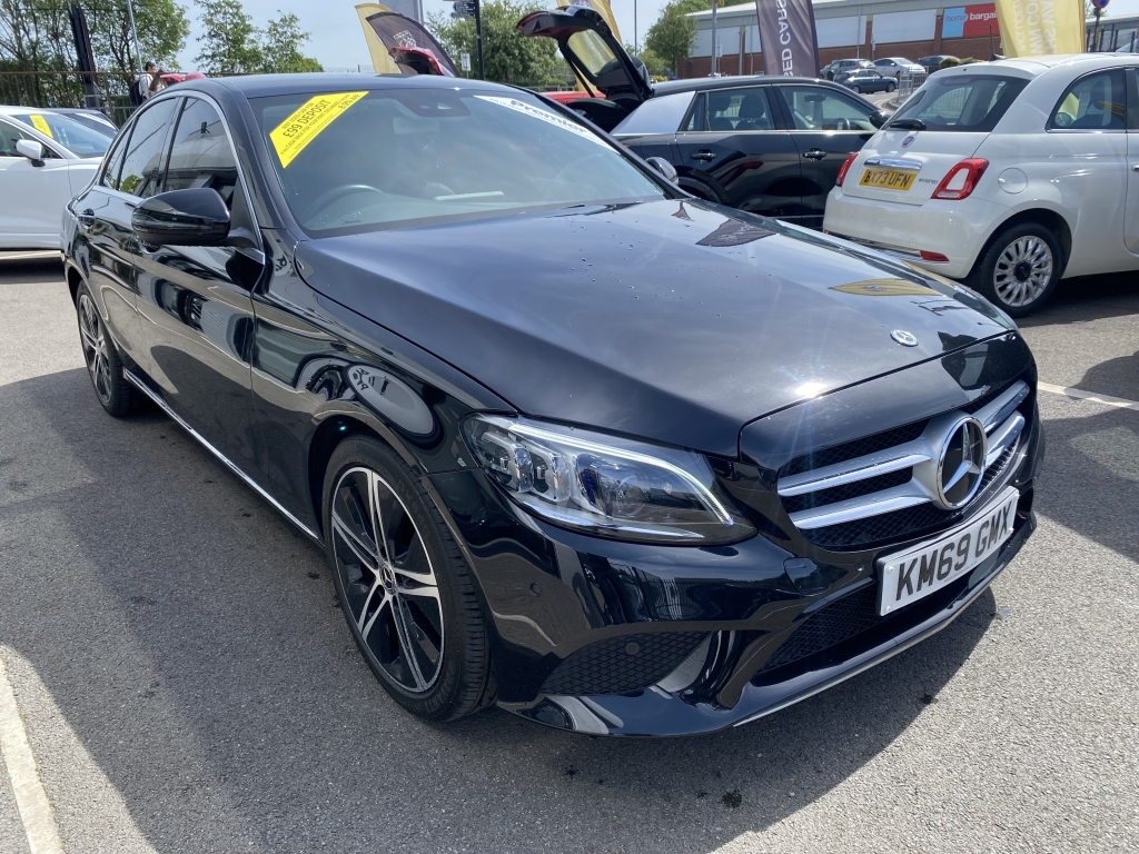 Mercedes-Benz C Class 1.5 C 200 Sport Mhev KM69GMX Black #2