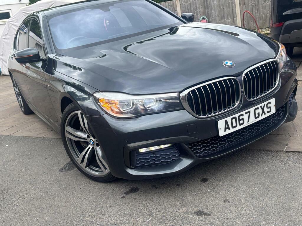 BMW 7 Series 3.0 730D M Sport Saloon 2017 Black #11