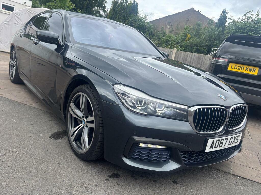 BMW 7 Series 3.0 730D M Sport Saloon 2017 Black #9