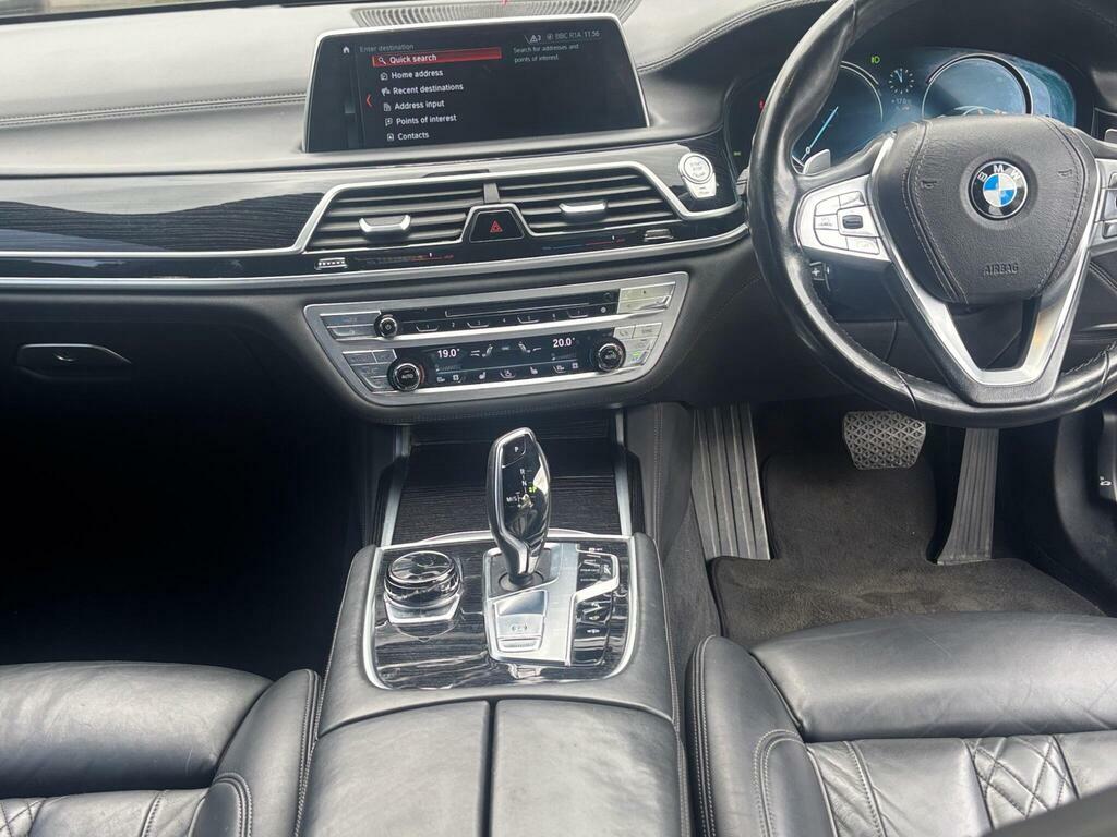 BMW 7 Series 3.0 730D M Sport Saloon 2017 Black #19