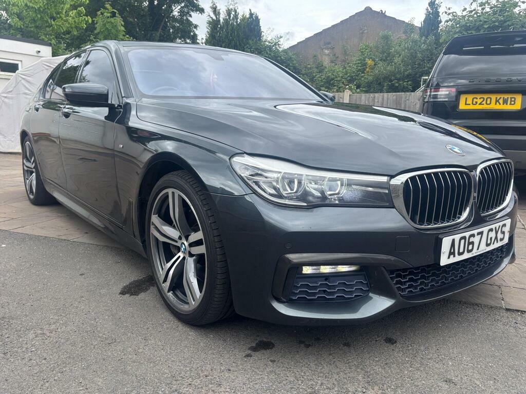 BMW 7 Series 3.0 730D M Sport Saloon 2017 Black #7