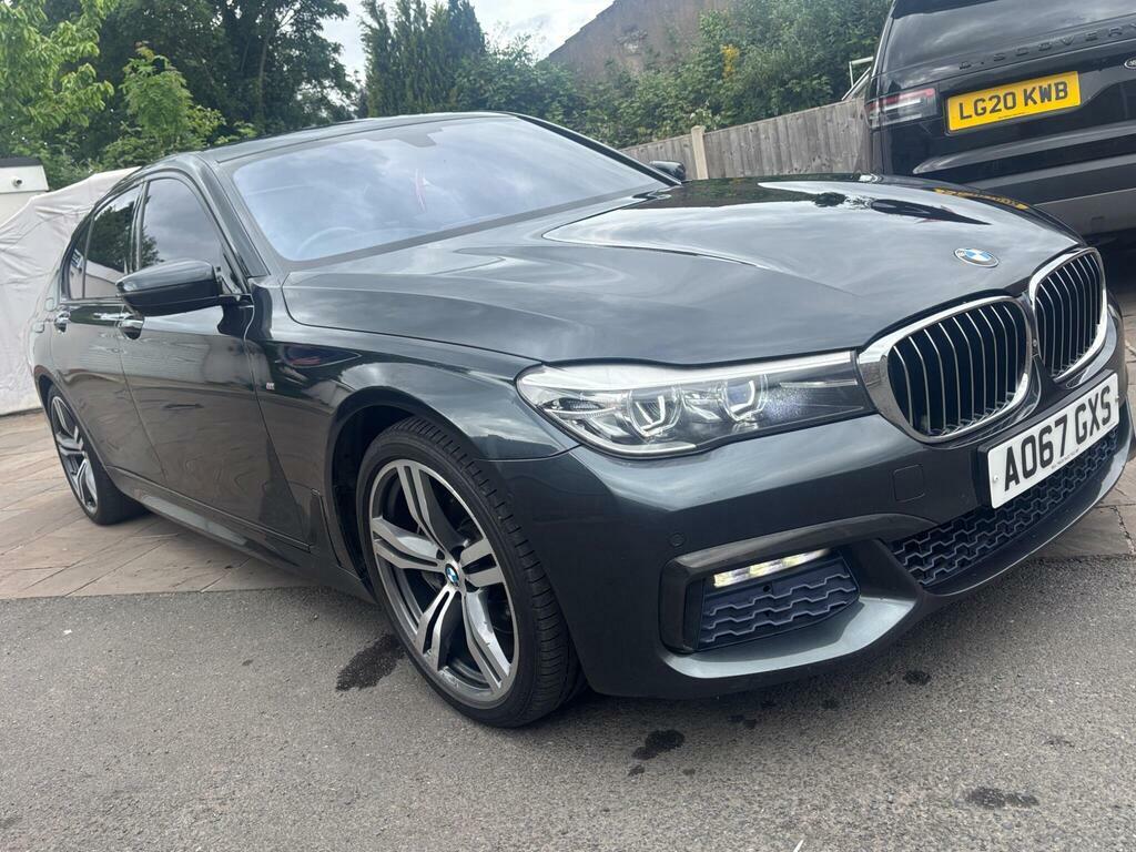 BMW 7 Series 3.0 730D M Sport Saloon 2017 Black #8