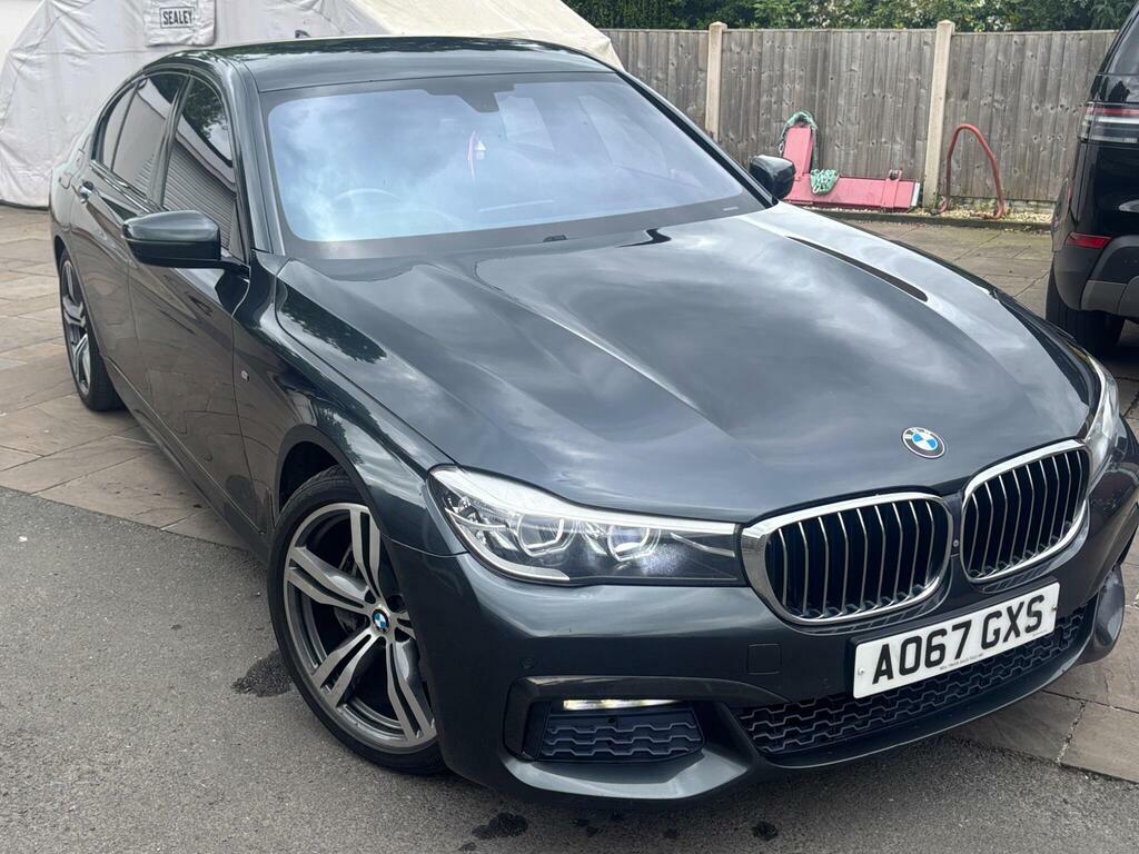BMW 7 Series 3.0 730D M Sport Saloon 2017 Black #12
