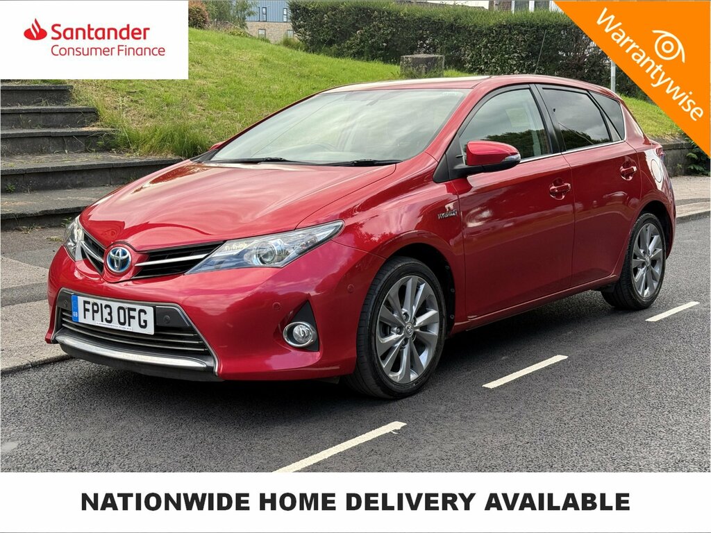 Toyota Auris 1.8 Vvt-h Excel Hatchback Hybrid Cvt Eu FP13OFG Red