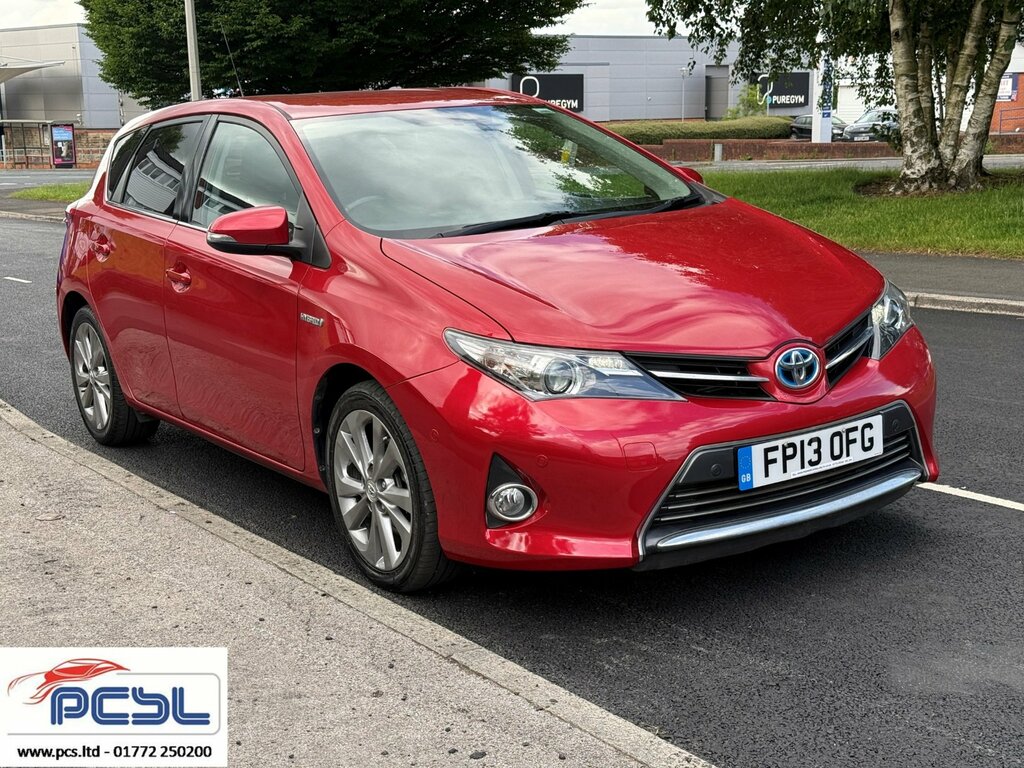 Toyota Auris 1.8 Vvt-h Excel Hatchback Hybrid Cvt Eu FP13OFG Red #3