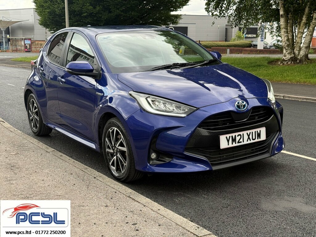 Toyota Yaris 1.5 Vvt-h Design Hatchback Hybrid E-cvt YM21XUW Blue #3