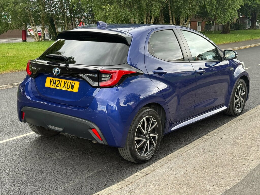 Toyota Yaris 1.5 Vvt-h Design Hatchback Hybrid E-cvt YM21XUW Blue #6