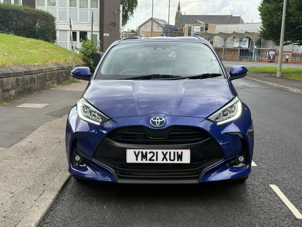 Toyota Yaris 1.5 Vvt-h Design Hatchback Hybrid E-cvt YM21XUW Blue #2