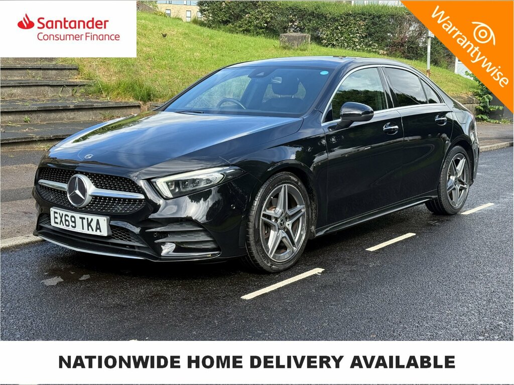 Mercedes-Benz A Class 1.3 A200 Amg Line Premium Plus Saloon Black