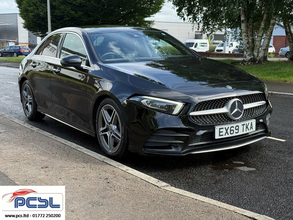 Mercedes-Benz A Class 1.3 A200 Amg Line Premium Plus Saloon EX69TKA Black #3