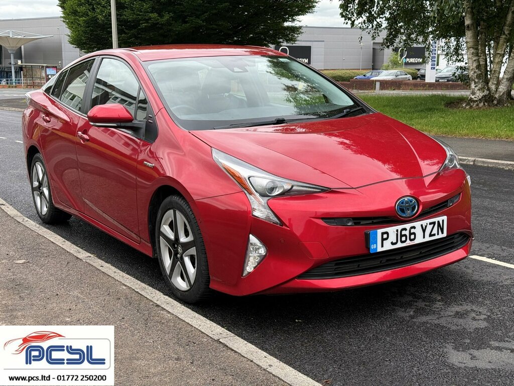 Toyota Prius 1.8 Vvt-h Excel Hatchback Hybrid Cvt Eu Red #3