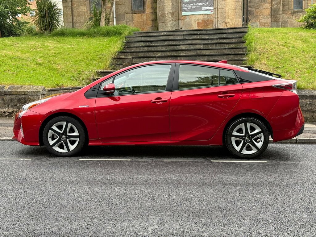 Toyota Prius 1.8 Vvt-h Excel Hatchback Hybrid Cvt Eu Red #4